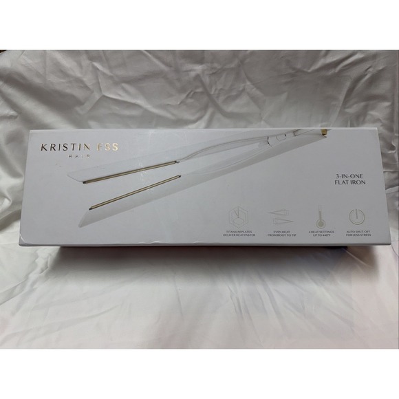 Kristin Ess Other - Kristin Ess Titanium Flat Iron Hair Straightener and Curler - Dual Voltage